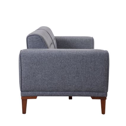 Canapé 2 places DOTY gris foncé