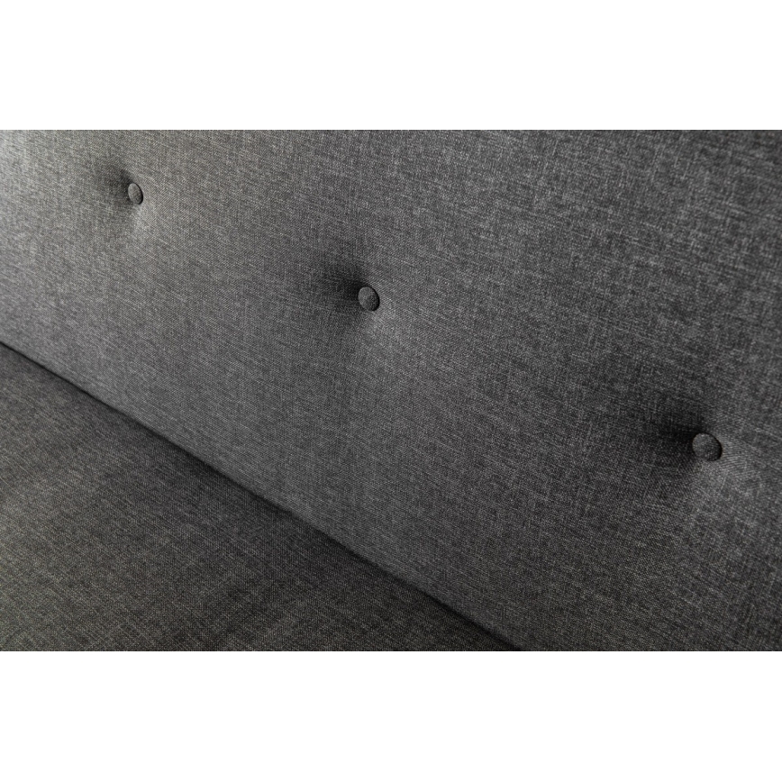 Canapé 2 places LOKO gris foncé