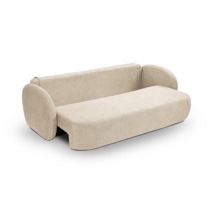Canapé convertible 3 places OLBIA beige