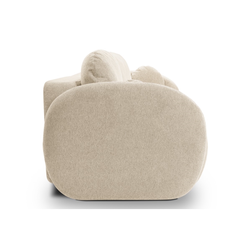 Canapé convertible 3 places OLBIA beige
