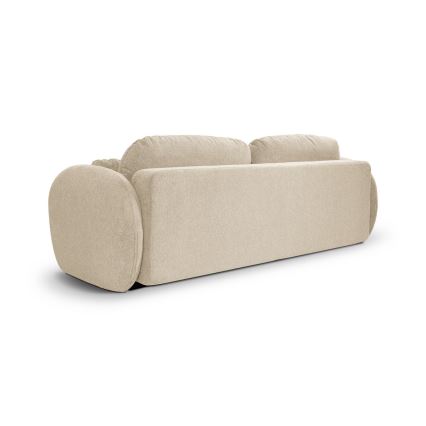 Canapé convertible 3 places OLBIA beige