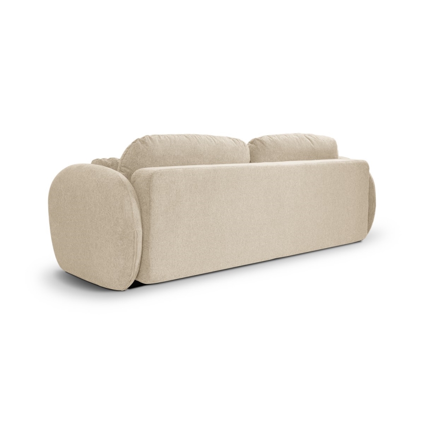 Canapé convertible 3 places OLBIA beige