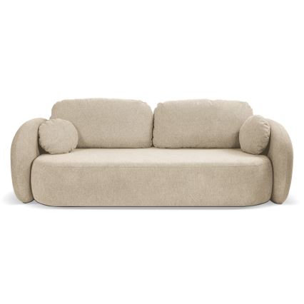 Canapé convertible 3 places OLBIA beige