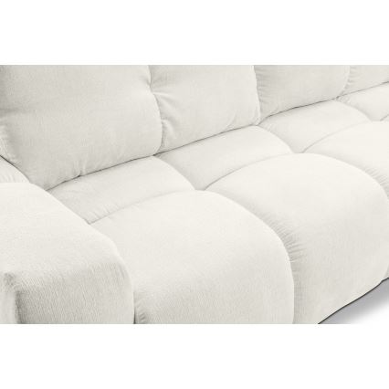 Canapé 3 places convertible rembourré avec coffre de rangement ALMADA beige
