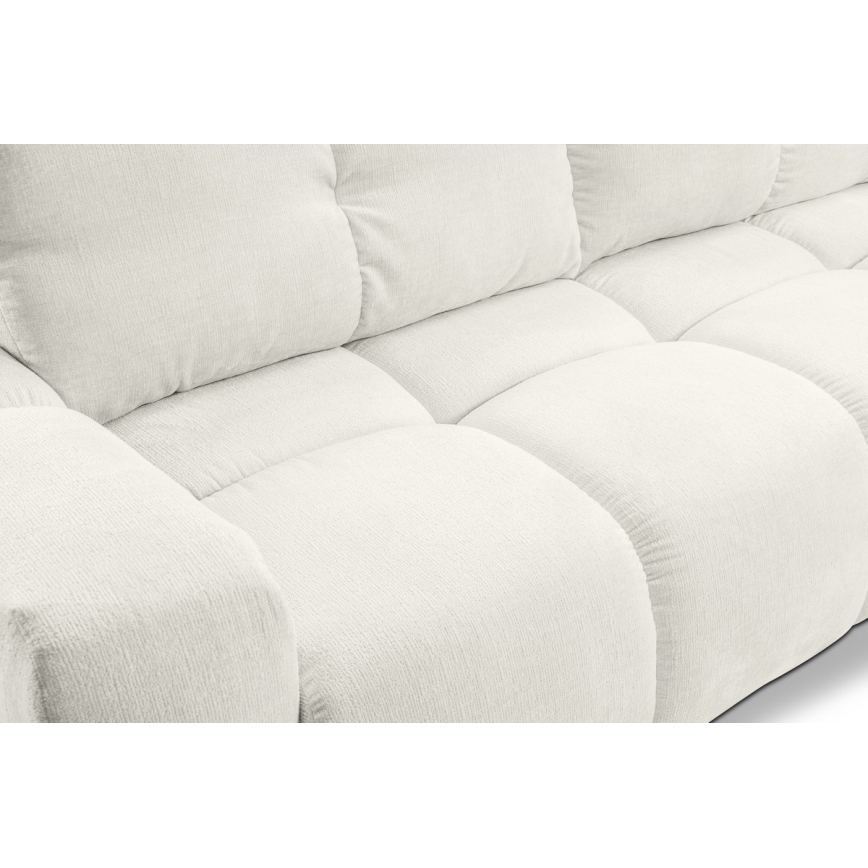Canapé 3 places convertible rembourré avec coffre de rangement ALMADA beige