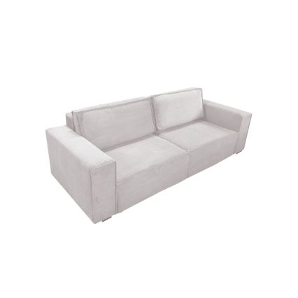 Canapé convertible 3 places avec rangement RONDA beige