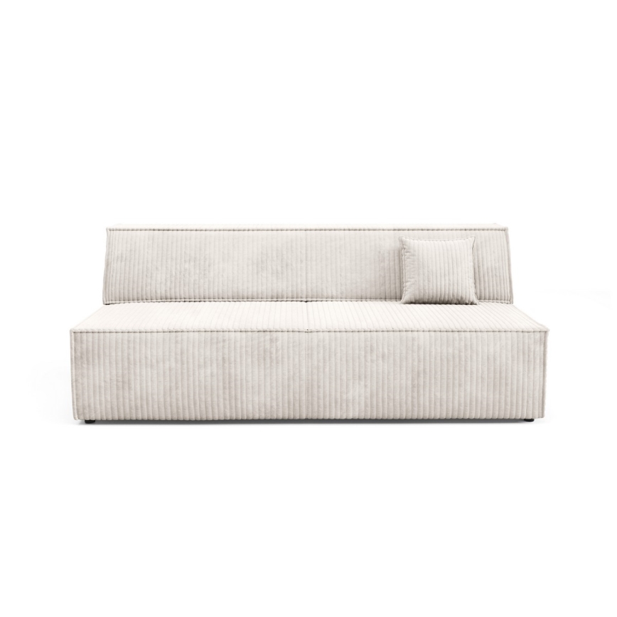 Canapé-lit 3 places avec rangement TERAMO beige