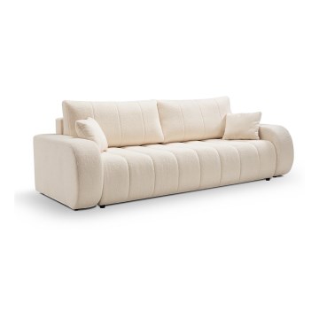 Canapé convertible 3 places DESIO beige