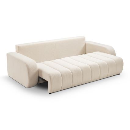 Canapé convertible 3 places DESIO beige