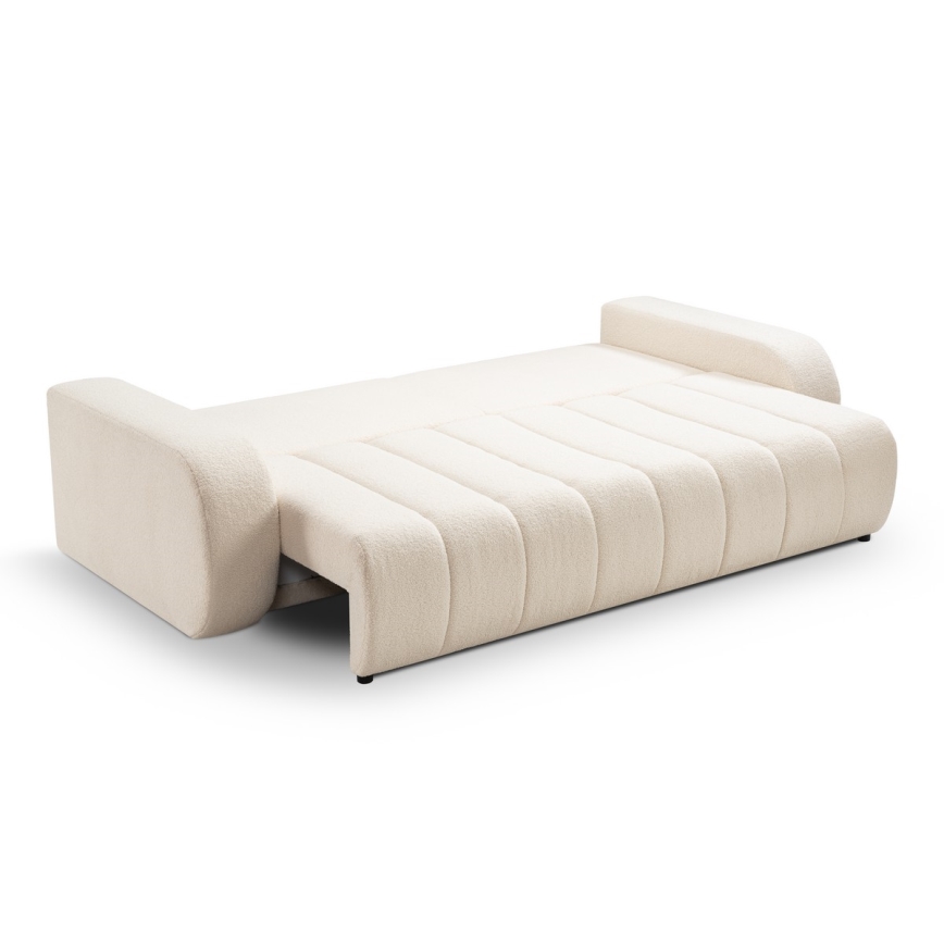Canapé convertible 3 places DESIO beige
