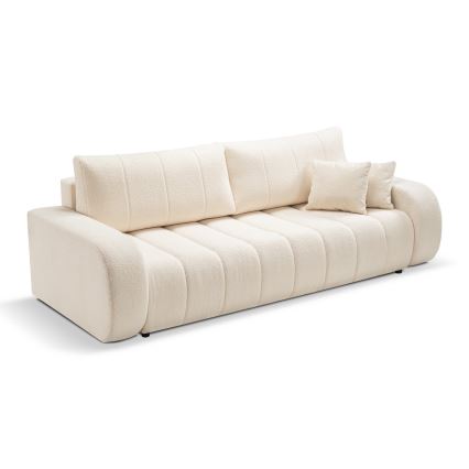 Canapé convertible 3 places DESIO beige