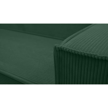 Canapé d'angle convertible en U universel LONDON vert