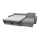 Canapé d'angle convertible pour couchage quotidien avec rangement en L LEKA droit gris
