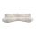 Canapé d'angle convertible rembourré avec rangement en L ALMADA gauche beige