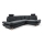Canapé d'angle convertible rembourré avec rangement en L AVESTA, version droite, anthracite