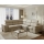 Canapé d'angle convertible réversible avec coffre de rangement GRANADA, beige