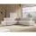 Canapé d'angle convertible TERAMO en L, coffre de rangement, angle droit, beige