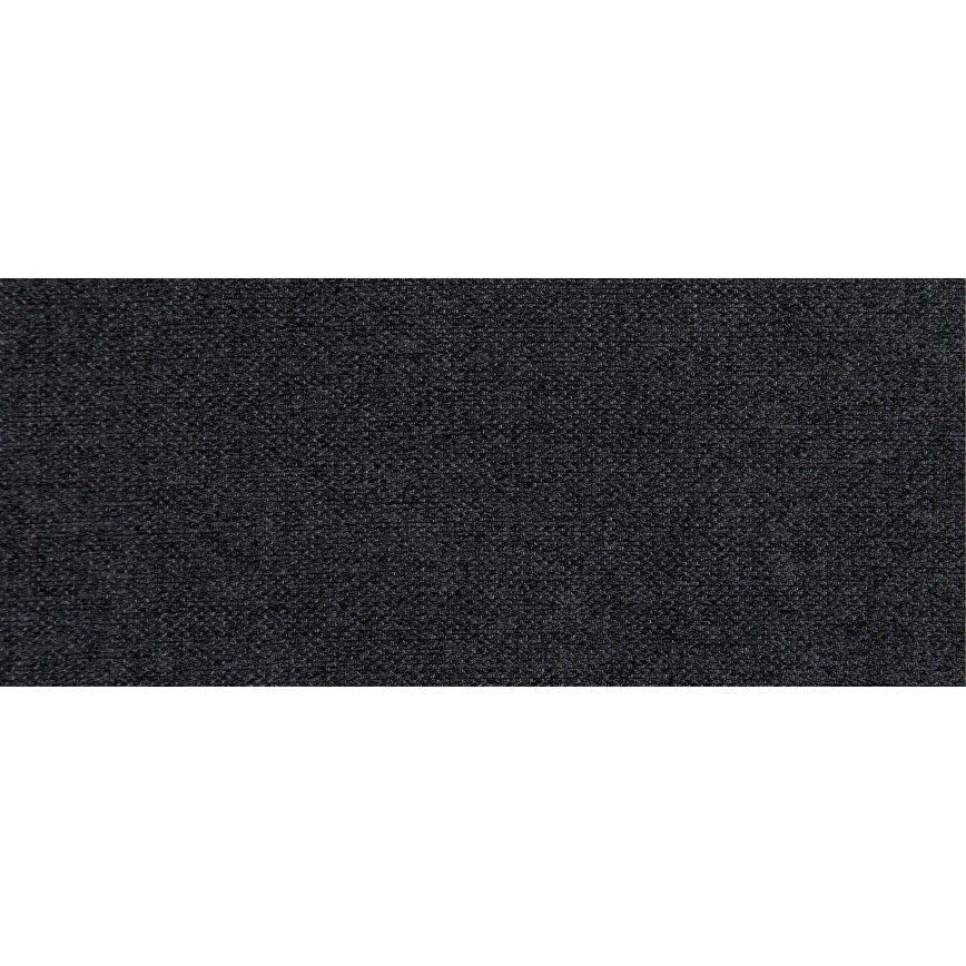 Canapé d'angle rembourré convertible en U YORK, réversible, gris/noir