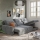 Canapé d'angle réversible convertible 3 places avec coffre de rangement TRENTO gris