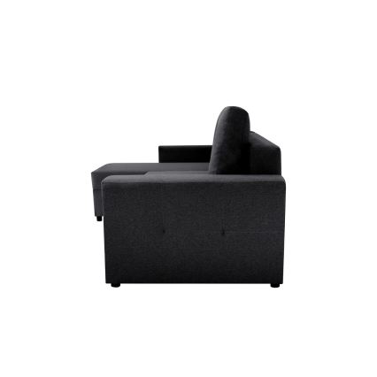 Canapé d'angle universel avec fonction couchage et espace de rangement SEVILLA anthracite