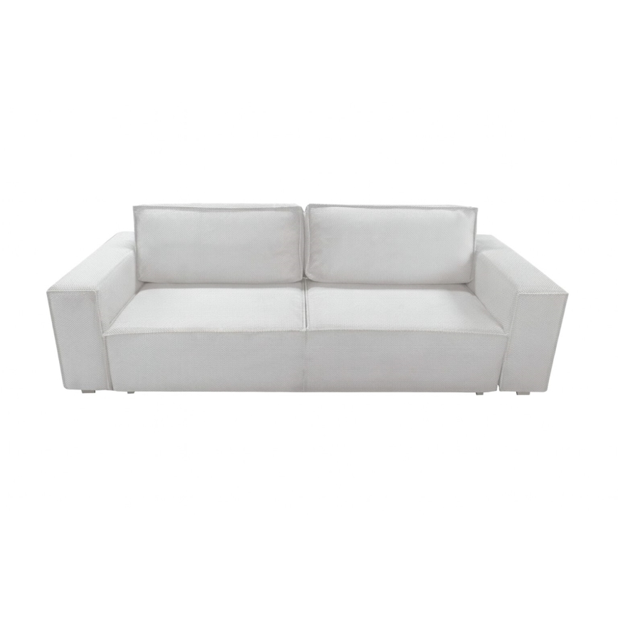 Canapé-lit 3 places convertible avec coffre de rangement RONDA beige