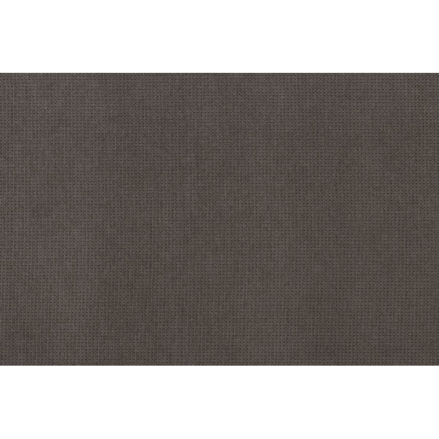 Canapé-lit d'angle avec rangement et pouf PALERMO marron droit
