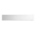 Caniveau d'évacuation 49,5 x 2,3 cm inox/argenté