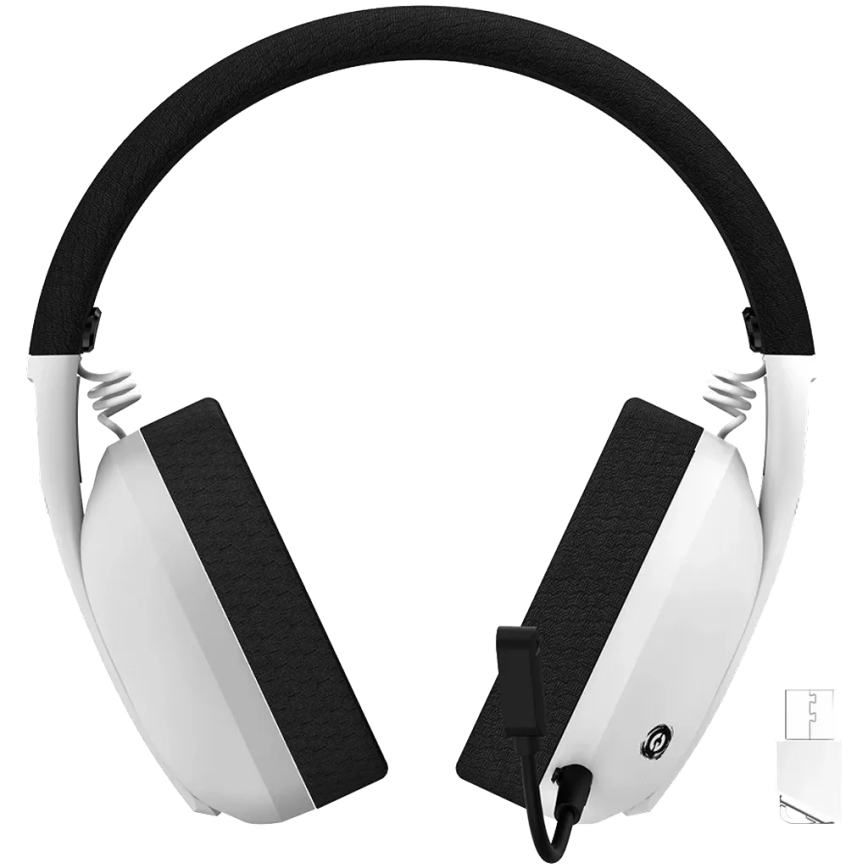 Canyon - Ecouteurs sans fil avec un micro 400 mAh blanc