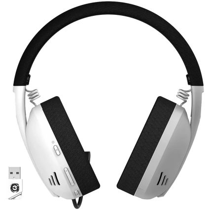 Canyon - Ecouteurs sans fil avec un micro 400 mAh blanc