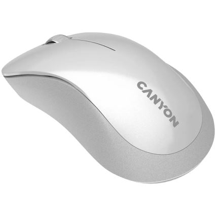 Canyon - Souris optique sans fil avec détecteur Pixart MW 1200 DPI 2xAAA blanc
