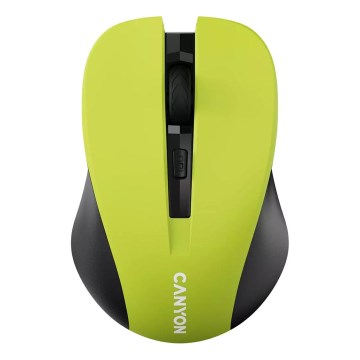 Canyon - Souris sans fil 800/1000/1200 DPI 2xAAA jaune