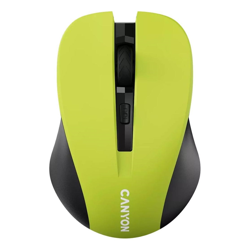 Canyon - Souris sans fil 800/1000/1200 DPI 2xAAA jaune