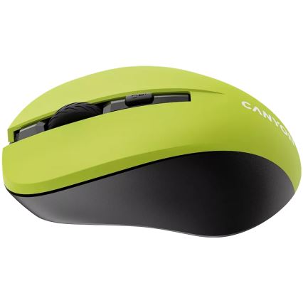 Canyon - Souris sans fil 800/1000/1200 DPI 2xAAA jaune