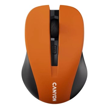 Canyon - Souris sans fil 800/1000/1200 DPI 2xAAA orange