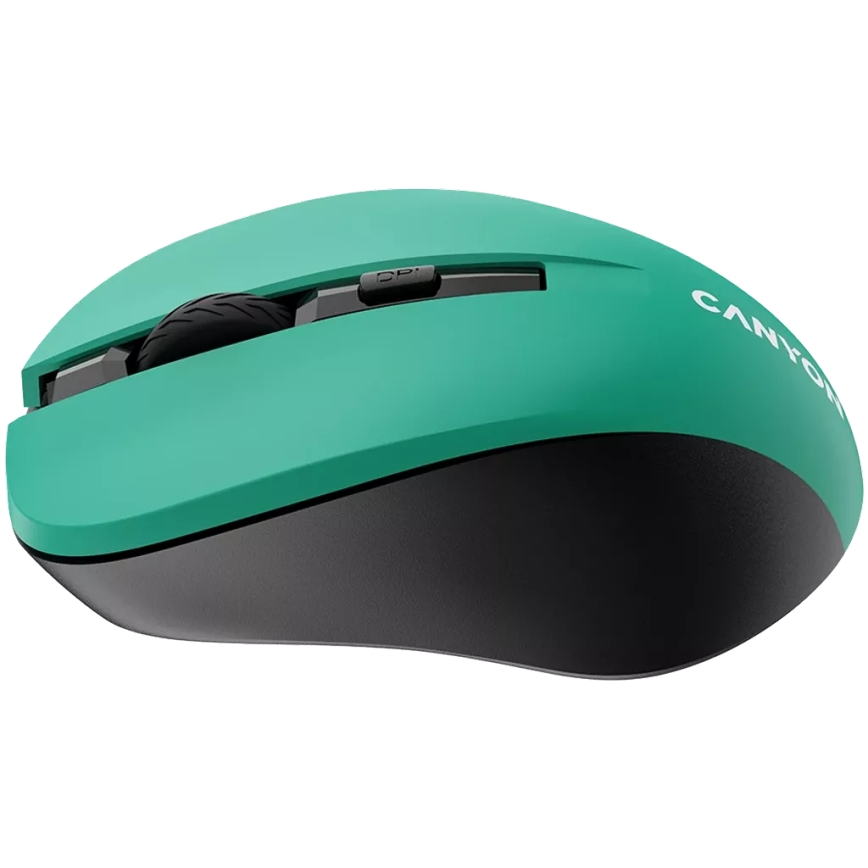 Canyon - Souris sans fil 800/1000/1200 DPI 2xAAA vert