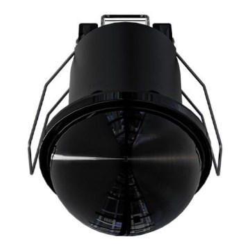 Capteur de mouvement et crépusculaire encastrable 360° 1200W/230V IP54 noir