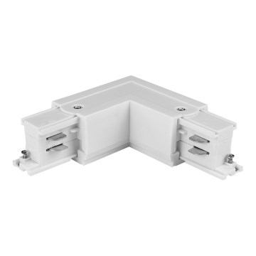 Capuchon d'extrémité de système de rail triphasé TRACER carré blanc