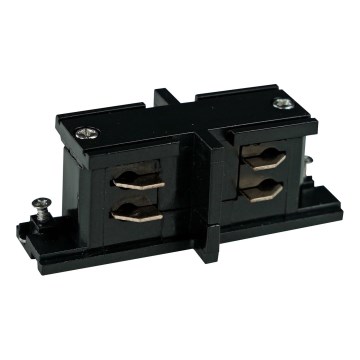 Capuchon d'extrémité de système de rail triphasé TRACER droit noir