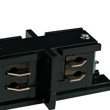 Capuchon d'extrémité de système de rail triphasé TRACER droit noir