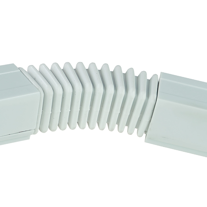 Capuchon d'extrémité de système de rail triphasé TRACER flexible blanc