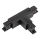 Capuchon d'extrémité de système de rail triphasé TRACER T-connecteur noir