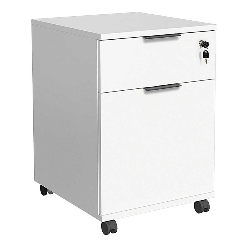 Casier de bureau 61x41 cm blanc