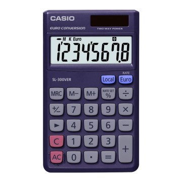 Casio - Calculatrice de poche 1xLR54 bleue