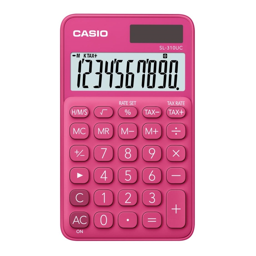 Casio - Calculatrice de poche 1xLR54 rose