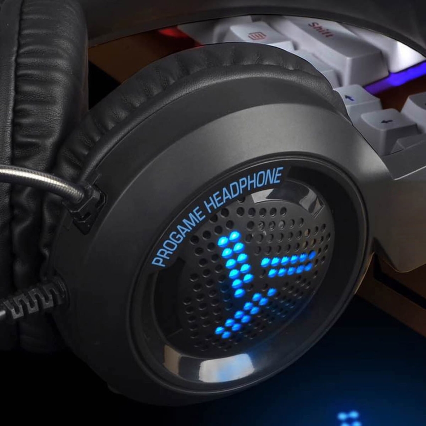 Casque gaming LED RGB VARR avec micro 3.5