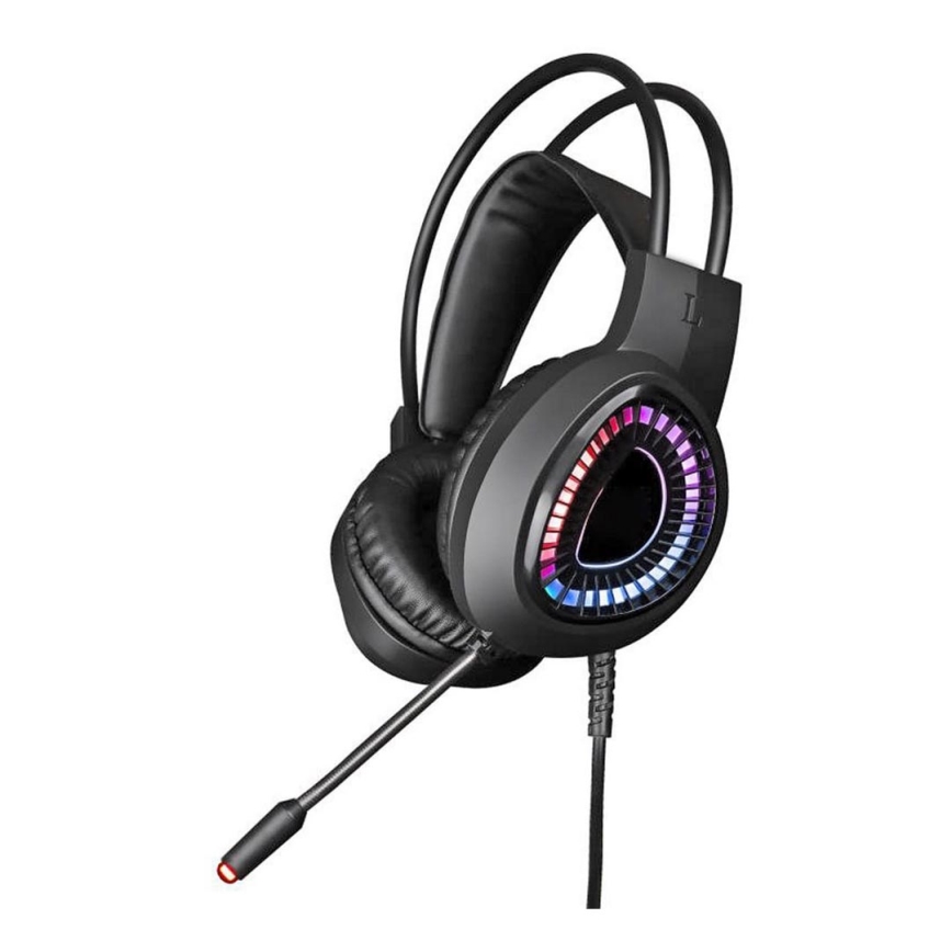 Casque gaming LED RGB VARR avec micro 7.1