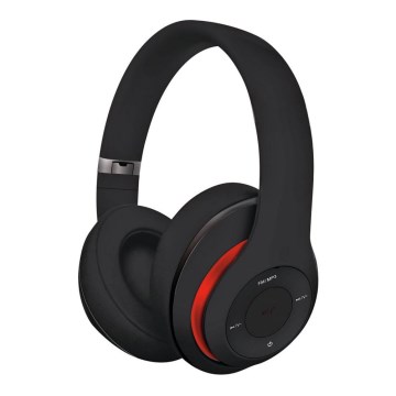 Casque sans fil avec Bluetooth 400 mAh noir
