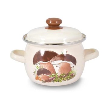 Casserole TORO 1,5 l avec couvercle, motif champignons