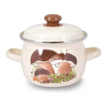 Casserole TORO 2,5 l avec couvercle à motif champignons