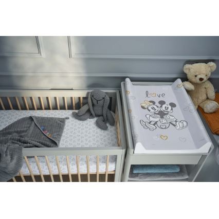 CebaBaby - Matelas à langer avec planche fixe bilatérale DISNEY 50x70 cm gris